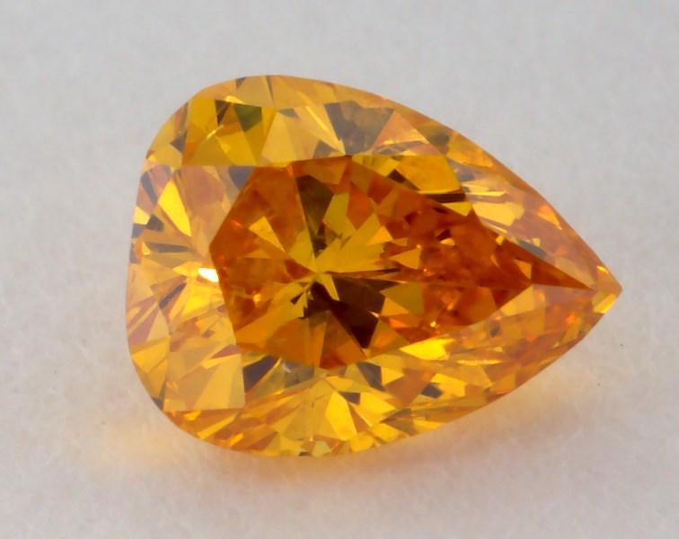 Natural orange clearance diamond